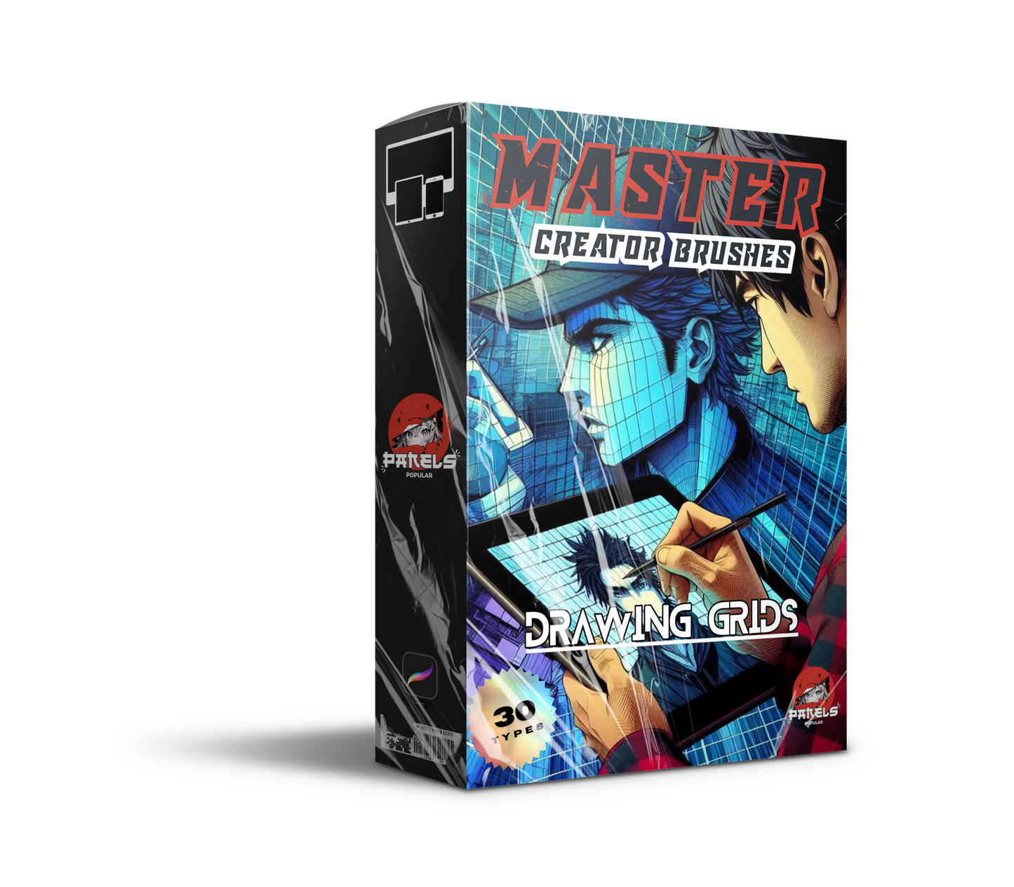 Master Creator Brushes Series | Drawing Grids for Procreate